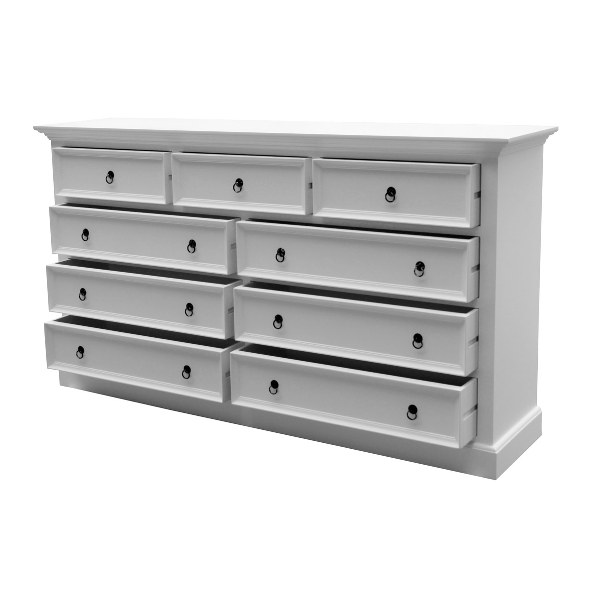 White 7-Drawer Dresser
